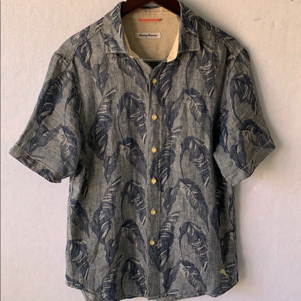 Vintage Tommy Bahama Linen Button Down Shirt